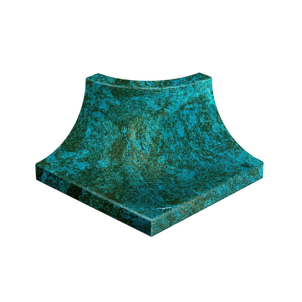 Bassengflis Utvendig Gjæring Ocean Grønn Matt 8x8 cm